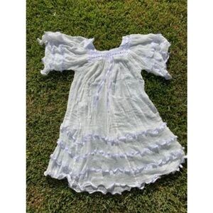 Mexican gauze Angelita Bohemian Dress OS NEW